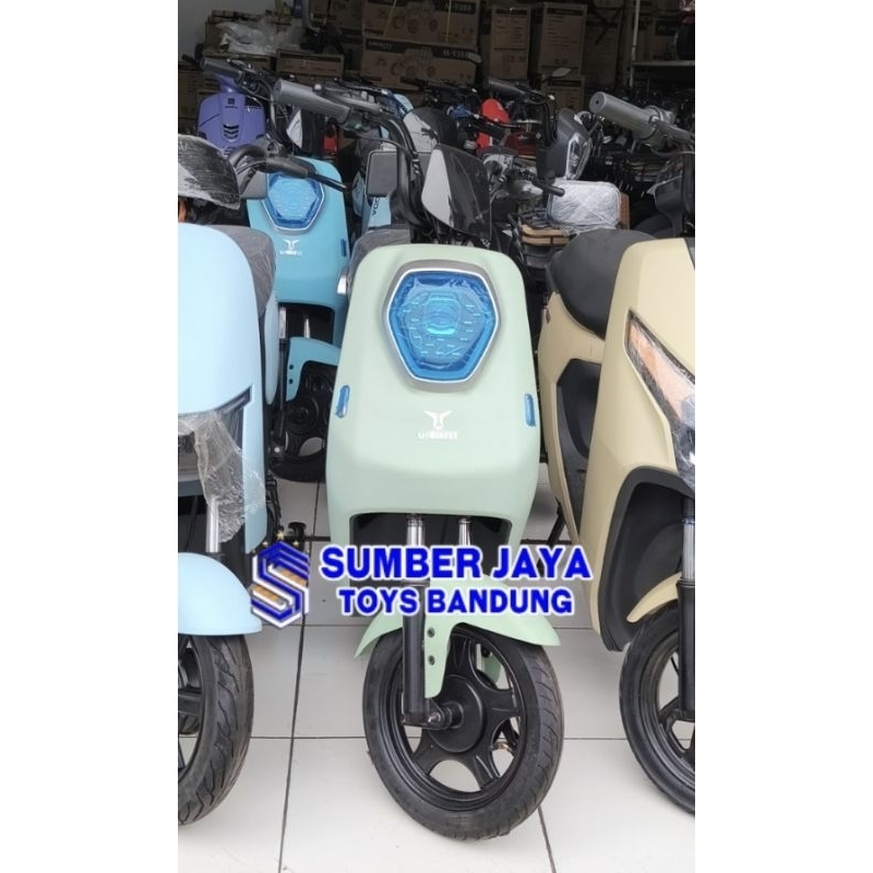Sepeda Listrik Uwinfly M60L Lithium M60 Original NFC Baterai Diatas (dibawah jok) M60 ADV Terbaru