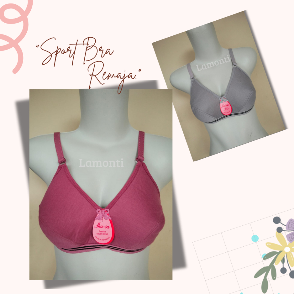 BRA ABG / BH Remaja Polos Tanpa Kawat Tanpa Busa