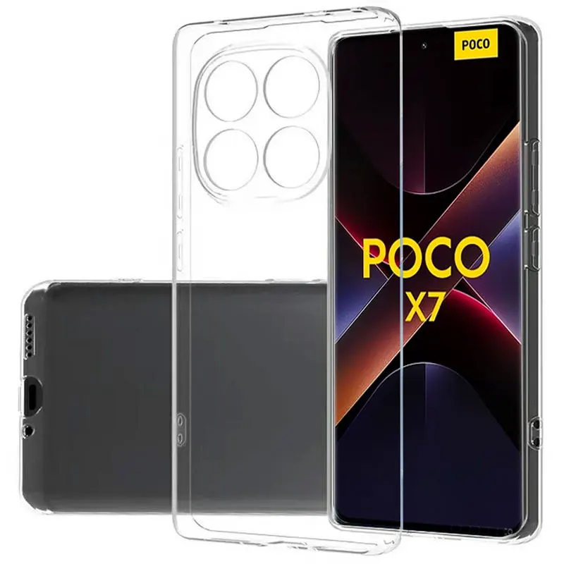 Case Xiaomi Poco X7 5G Softcase CLEAR HD CAMERA PROTECTION Casing Hp Poco X7 5G