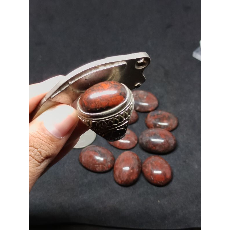 natural akik badar besi merah ati ayam kebumen