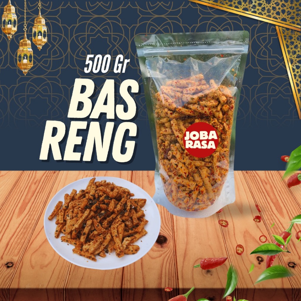 

Basreng Pedas Daun Jeruk Kemasan 500gr - JOBARASA