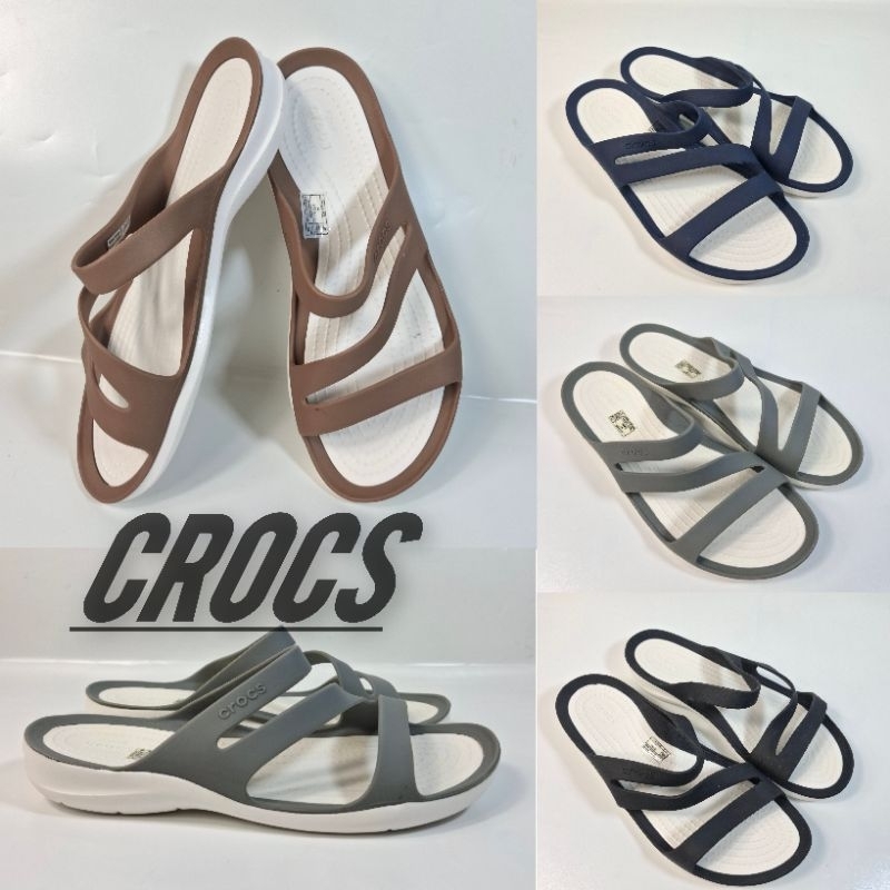 Crocs Swiftwater Women - Crocs - Crocs Wanita - Sandal Crocs - Crocs Swiftwater - Sandal Wanita - Sa