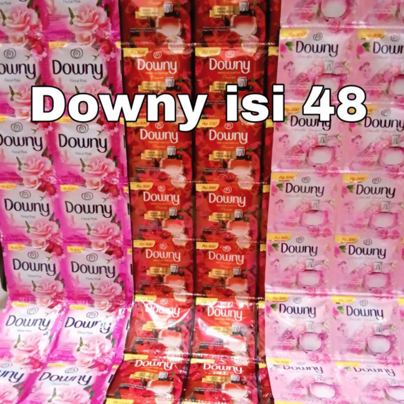 DOWNY Pewangi pakaian downy pewangi laundry downy sachet ISI 48 satu papan Grosir