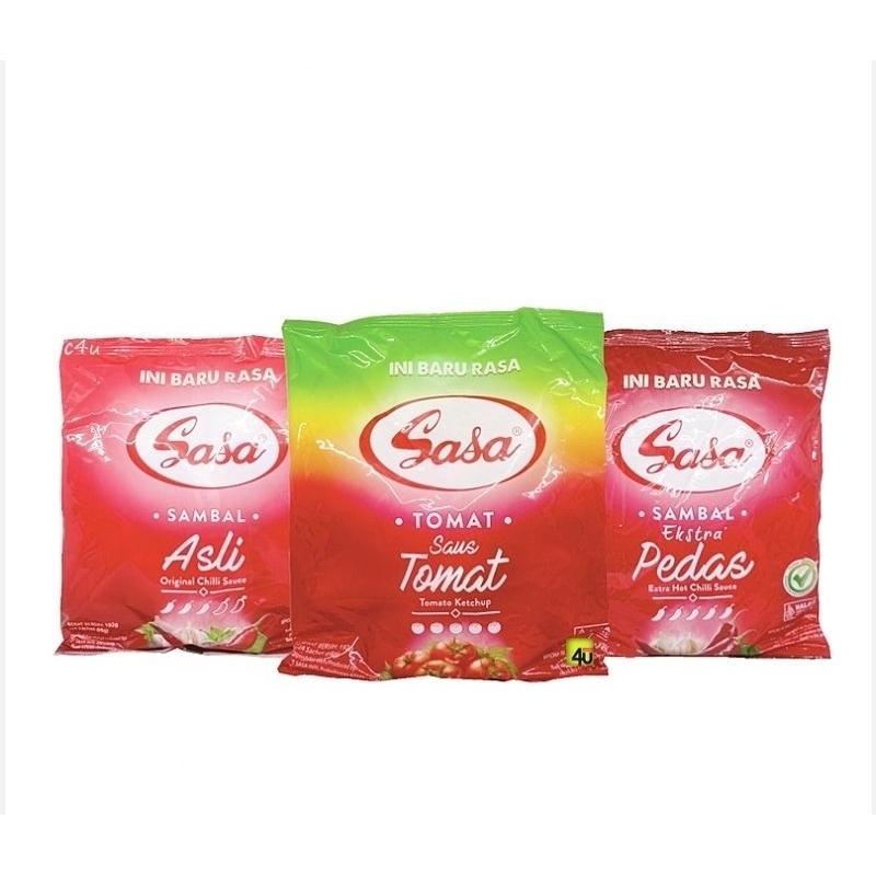 

PROMO Saos Sambal SASA kemasan Sachet | 1 pack isi 24 sachet