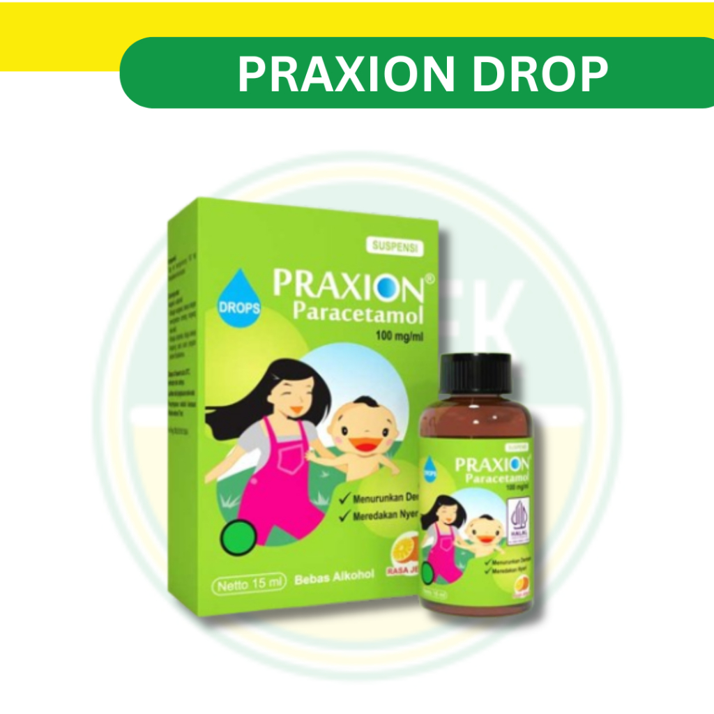 Praxion Drop Paracetamol Rasa Jeruk 15 ml
