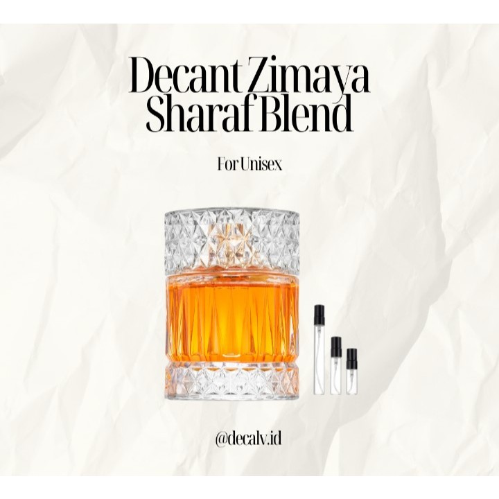 Decant Parfum Zimaya Sharaf Blend XDP