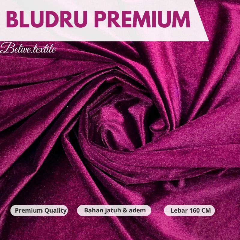 BLUDRU / BLUDRU STRETCH / BLUDRU STRETCH PREMIUM BAHAN SOFA BAHAN DRESS BRIDESMAID PREMIUM [ TERLARI