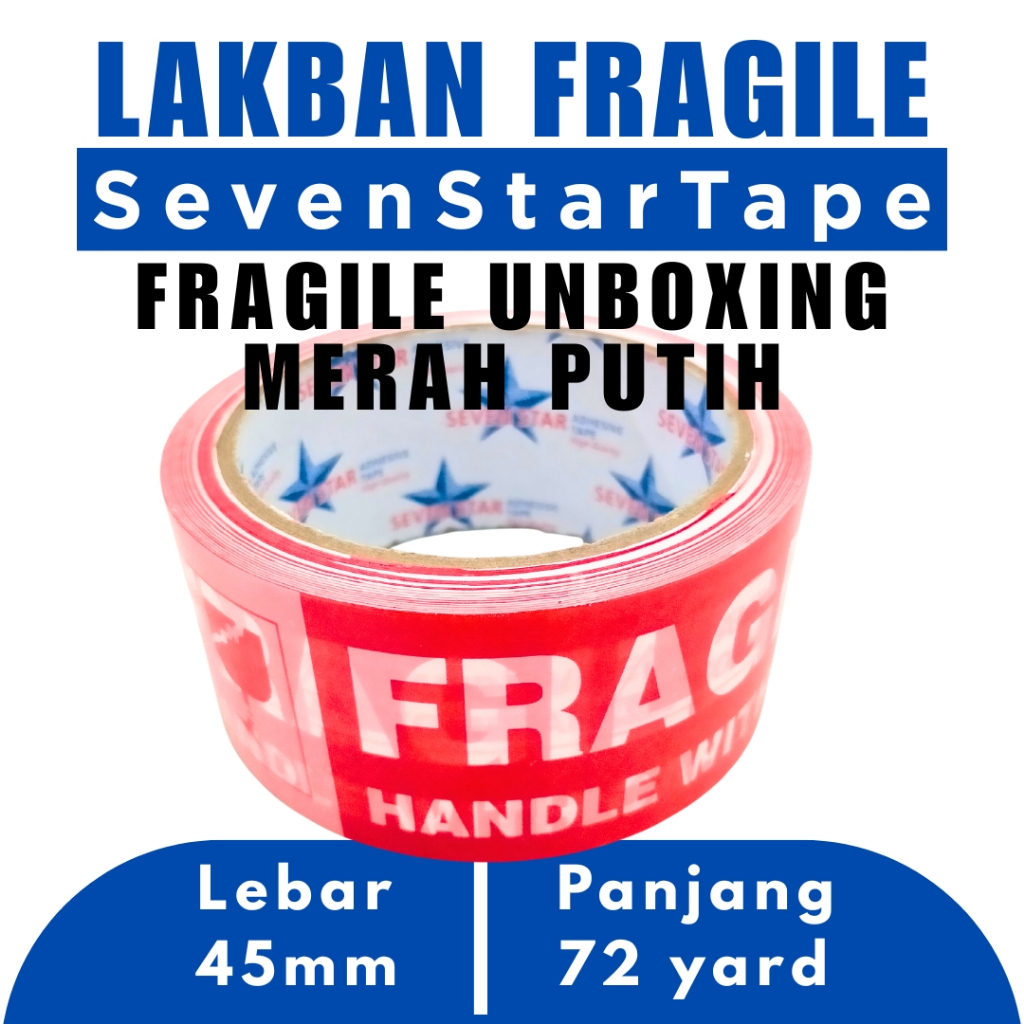 

Lakban Fragile Unboxing - Merah Putih