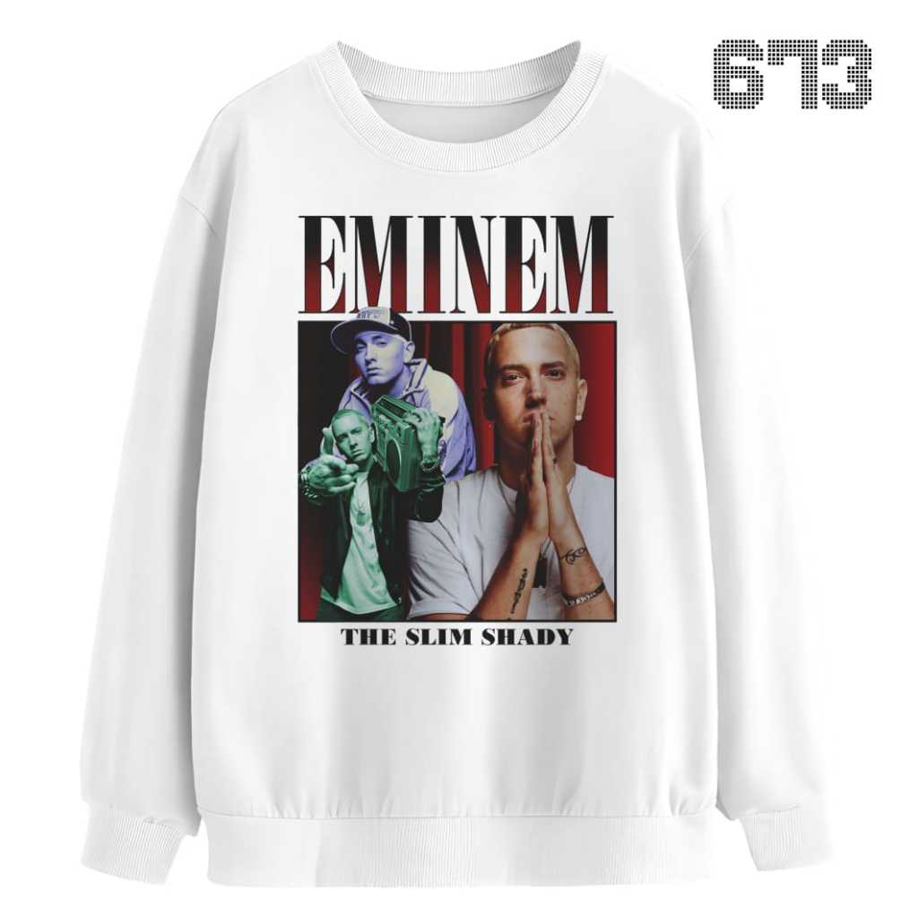 Sweater Crewneck Longsleeve Eminem Unisex