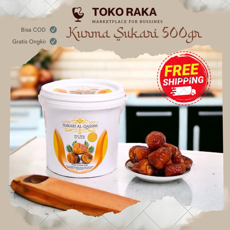 

Kurma Sukari Premium 500gr | Al Qassim Sayer Ember Termurah