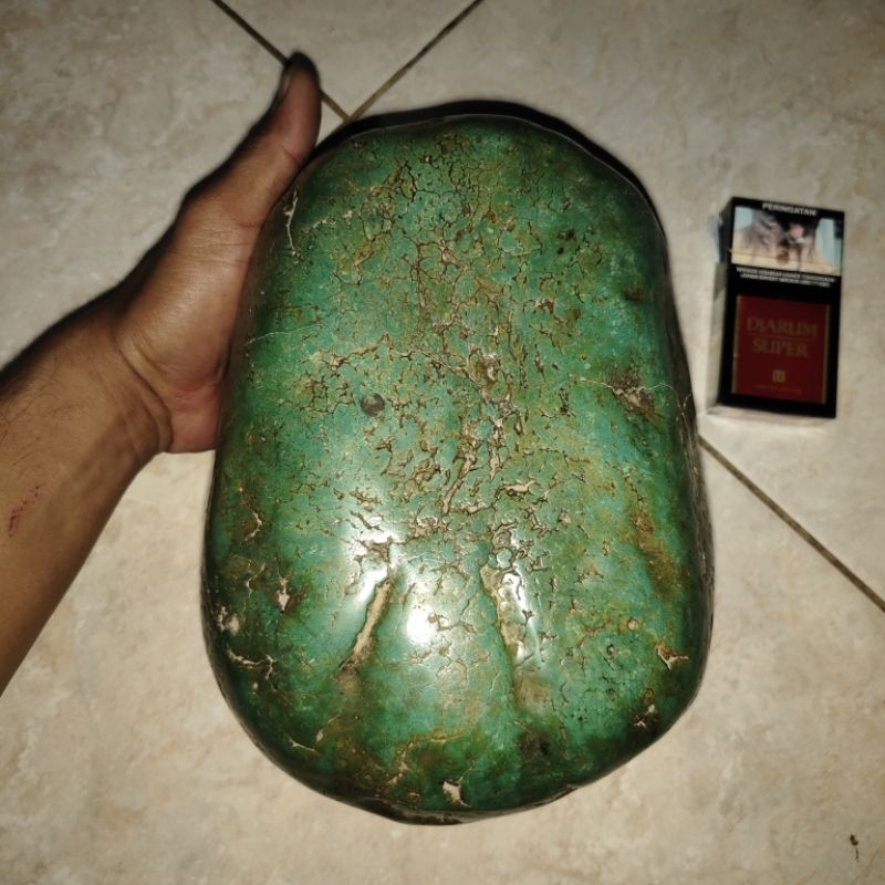 batu pirus kuno banget antik sangat besar langka banget warisan simpanan