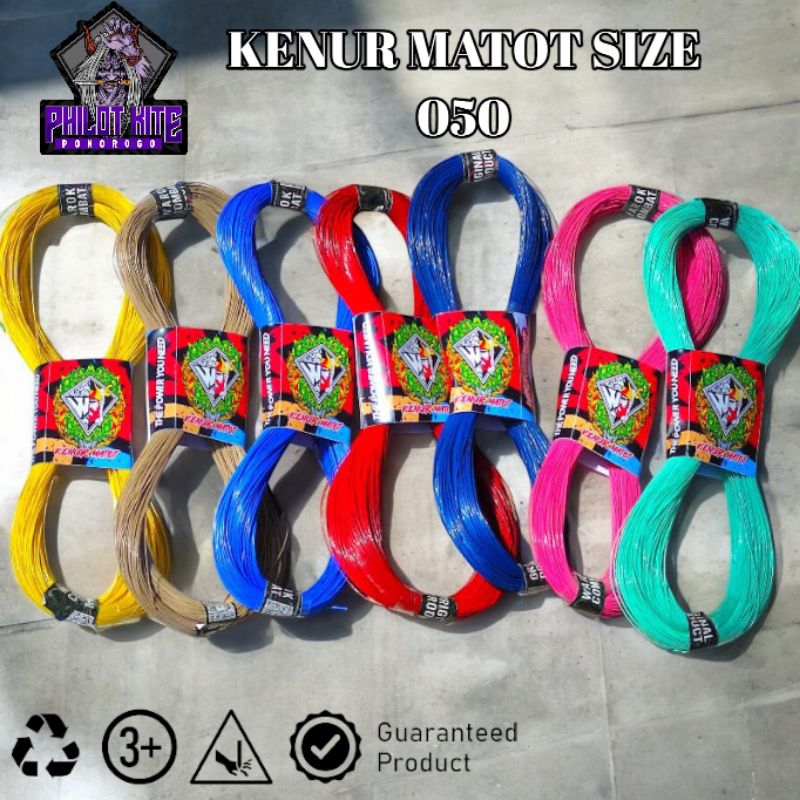 senar / kenur layangan matot ukuran 0.50 dan 0.60 by warok combat