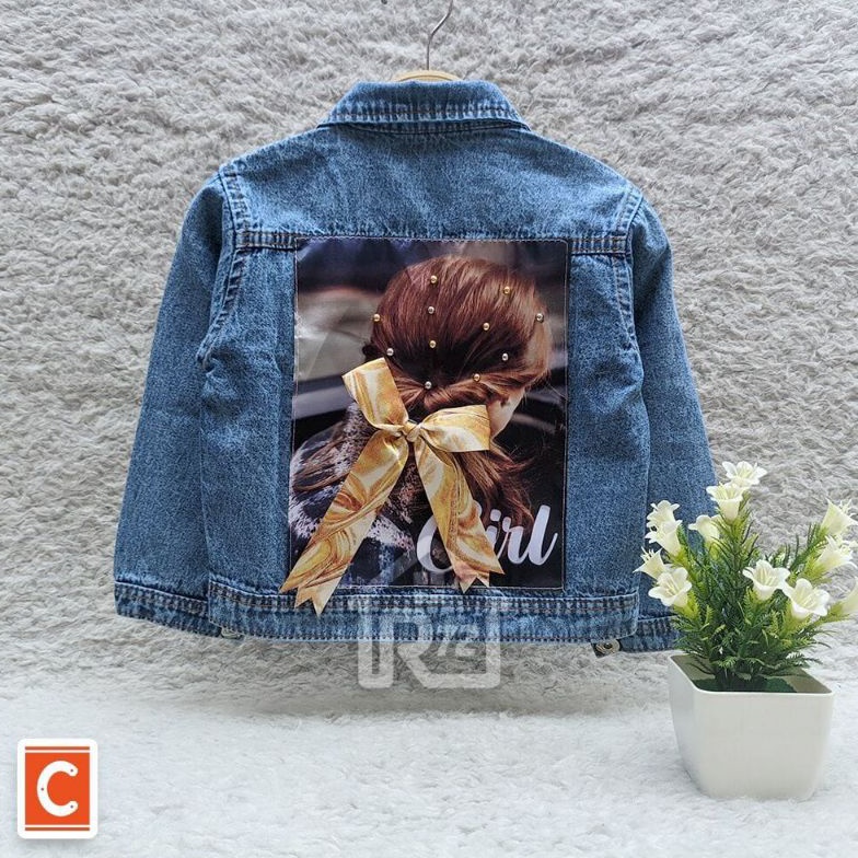 KODE L94G JAKET JEANS ANAK MOTIF USIA 112TAHUN