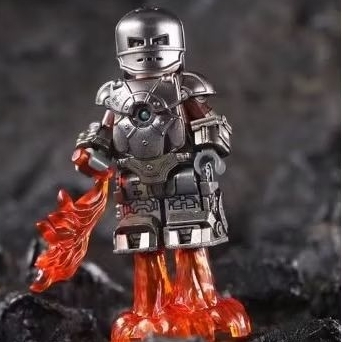 Lego minifigure iron man mark 1