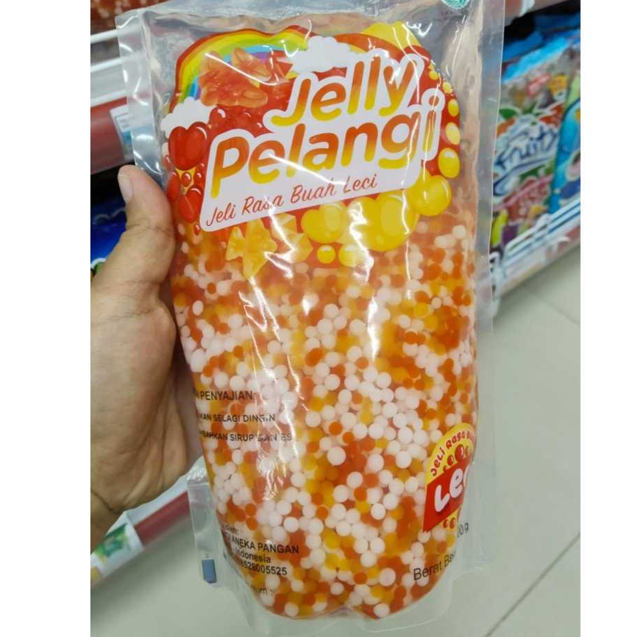 

Jelly Pelangi / Jeli Pelangi / Jeli Rasa Buah Leci 1Kg