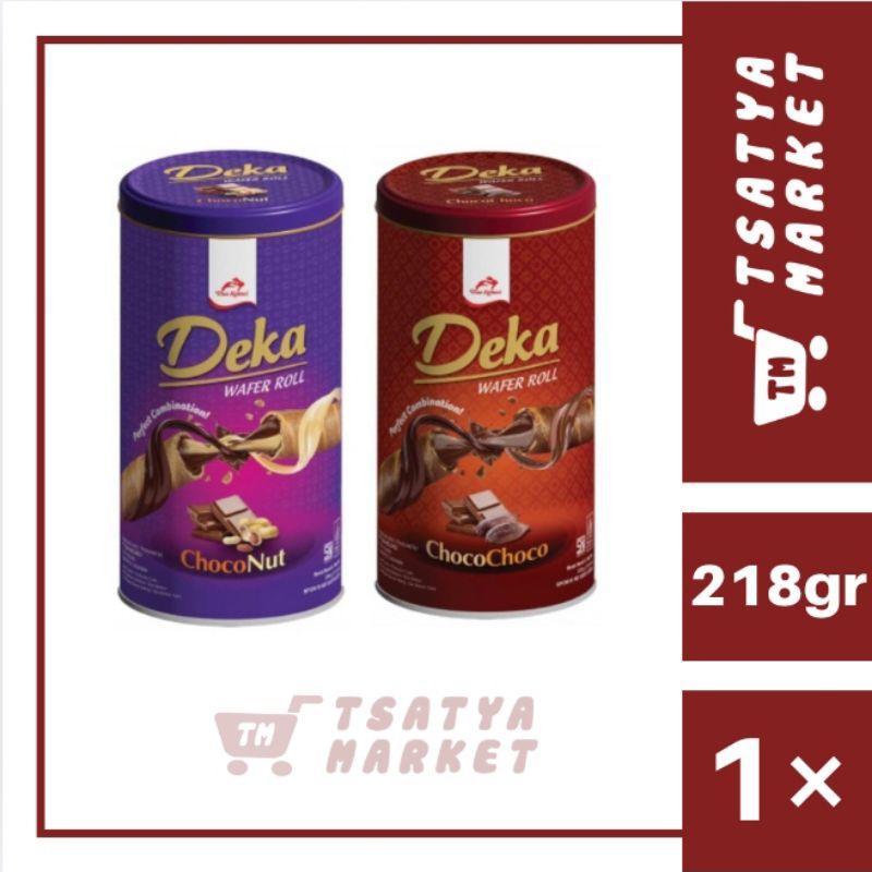 

[PROMO RAMADHAN] DEKA WAFER ROLL KALENG CHOCOLATE CHOCO NUT 280GR