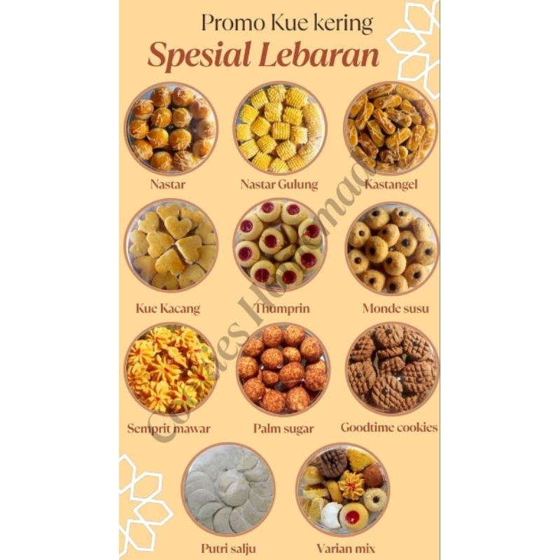 

Varian kue kering lebaran