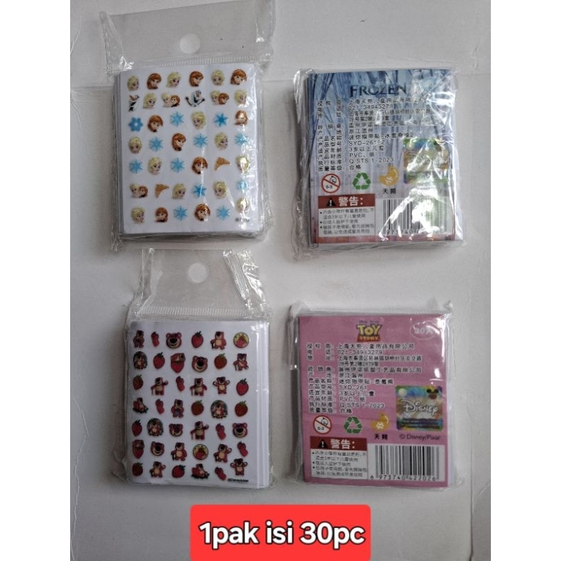 Stiker kuku mini 1pak 30pc Murah