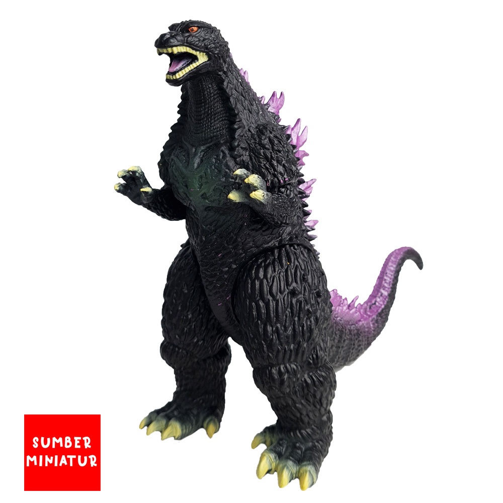 Figure Mainan Godzilla 2000 Milenium Era / Godzilla Sirip Ungu