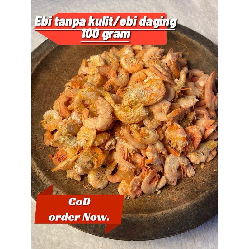 

Ebi daging 100gr / Ebi kupas/ bumbu masak