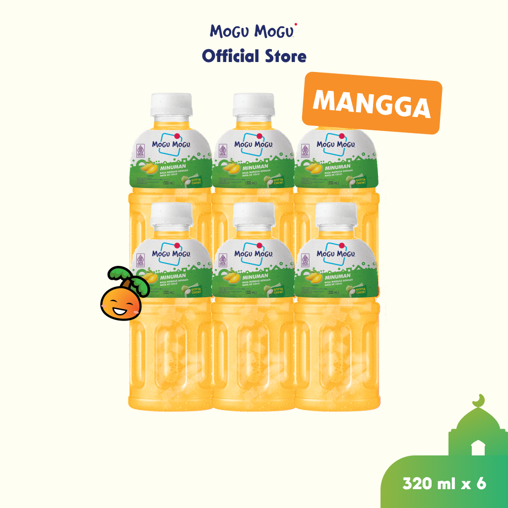 

Mogu Mogu Mango 320ml ( minimal pembelian 6 btl )