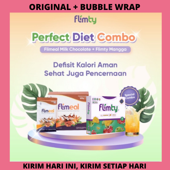 DIET PAKET COMBO FLIMTY FLIMEAL 1 BOX FLIMTY DAN 1 BOX FLIMEAL