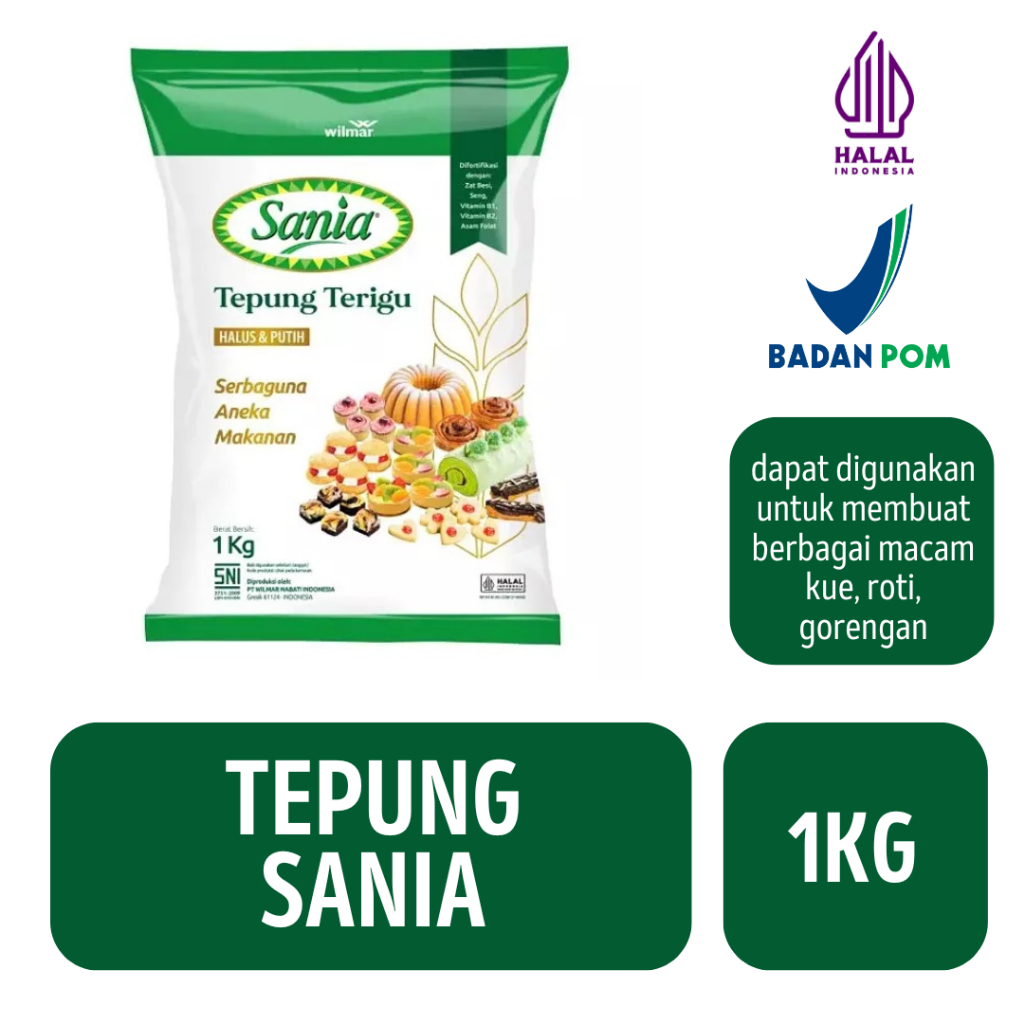 

Tepung Terigu Kemasan Sania 1kg