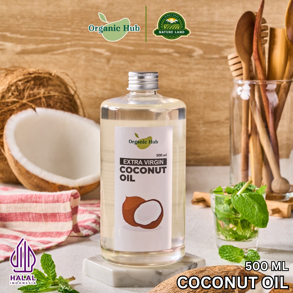 

Organic Hub Minyak Kelapa Murni Extra VCO Virgin Coconut Oil Premium Quality 500 ml