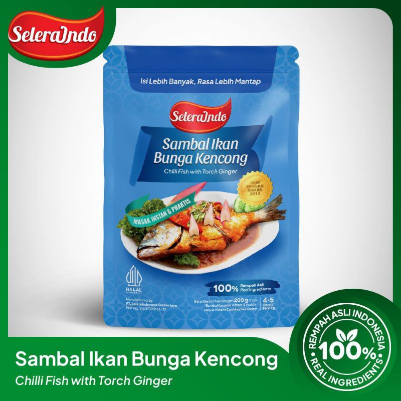 

Selera Indo Sambal Ikan Bunga Kencong