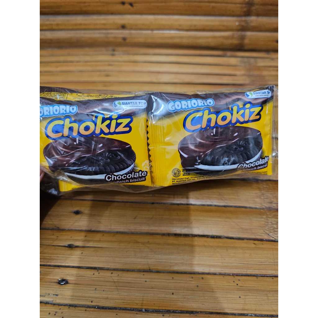

Goriorio Chokiz Cokelat wafer isi 20 bks