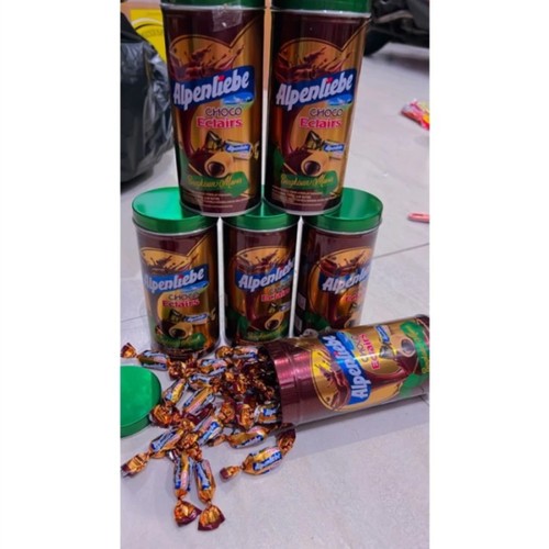 

HAMPERS LEBARAN Alpenliebe choco eclairs tin 144gr isi 40pcs