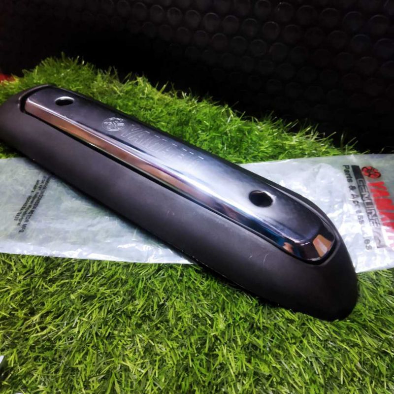 TAMENG KNALPOT MIO SMILE MIO SOUL ORIGINAL/COVER TUTUP KNALPOT MIO SMILE MIO SOUL LIST CROME ORIGINA