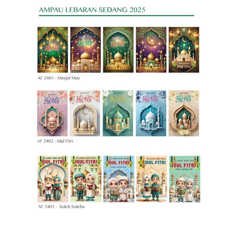 

Angpao Lebaran Terbaru | Amplop Idul Fitri Murah