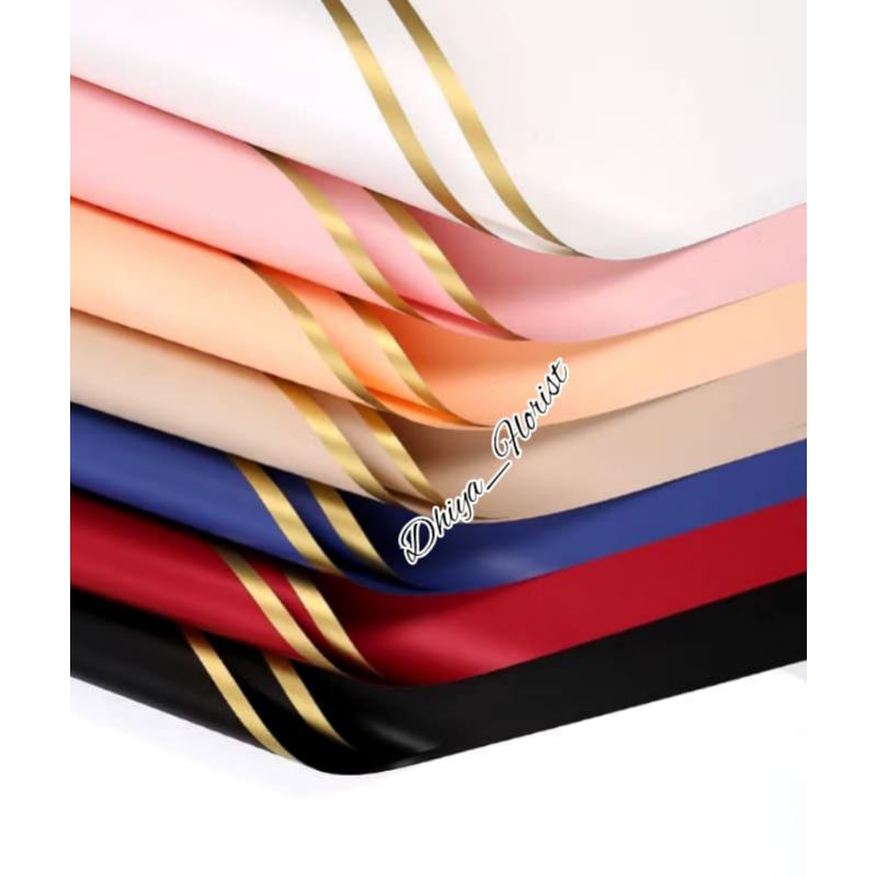 

Cellophane Flower Free Packing Kertas Bouquet Solid Gold Line Part 3 Kertas Bunga List Emas Flower Wrapping Paper Cellophane Korean Flower Buket Flower Wrapping Paper List Gold Solid Cellophane buket Motif List Gold Tebal Bunga Florist (58 x 58cm) Ecer
