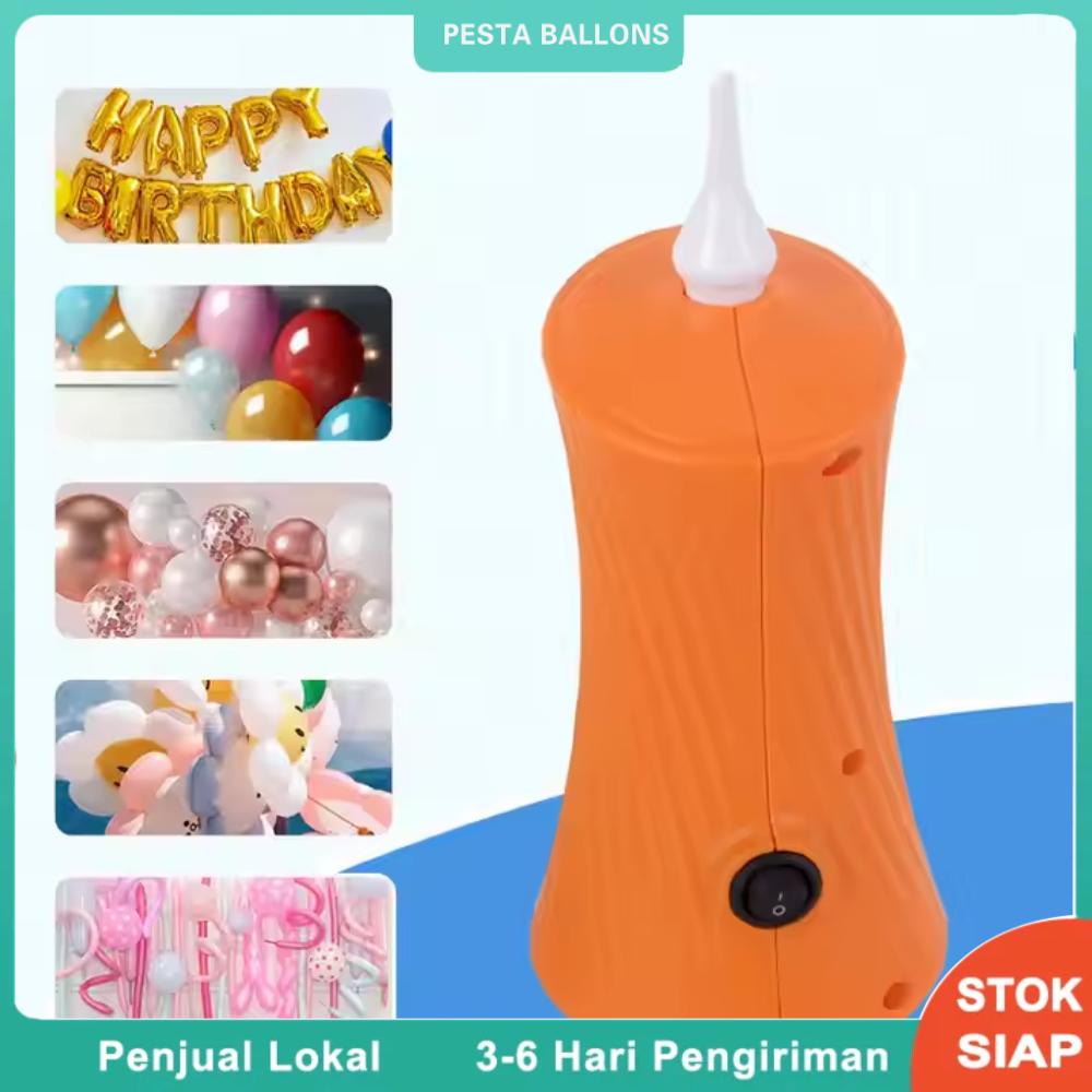 Pompa Elektrik Balon Twist / Pompa Balon Twist Elektrik / Pompa Elektrik Balon Pentil