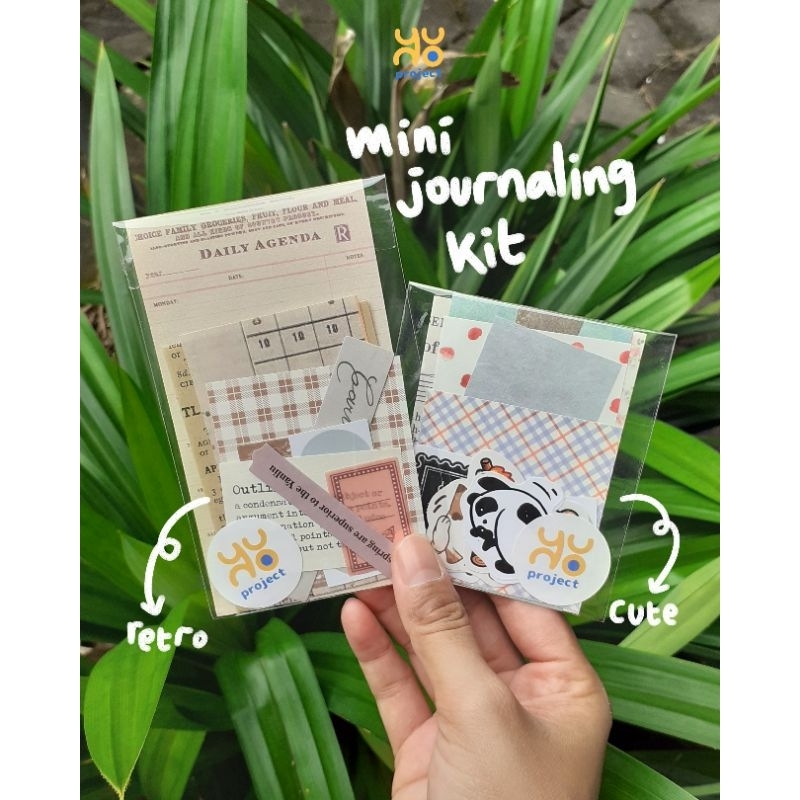 

mini jurnaling kit cute retro