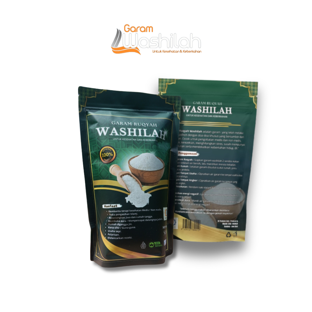 

[DISCONT 30%] Garam Ruqiyah Washilah 500gr - Garam Ruqyah Syeikh Ali Jaber untuk Ruqyah Mandiri