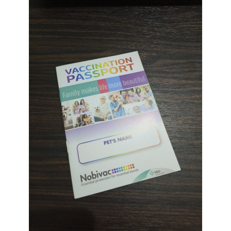 BUKU VAKSIN ANJING & KUCING