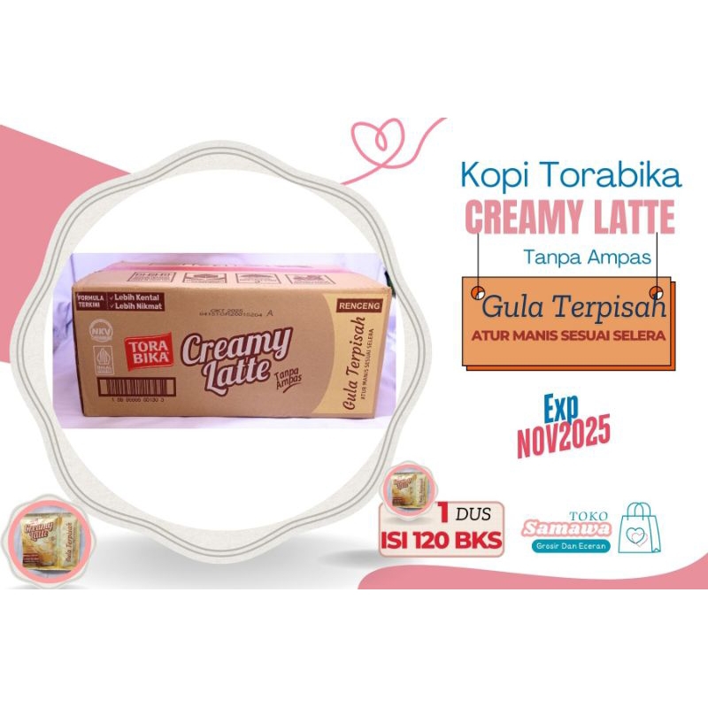 

kopi CREAMY LATTE 1 dus ,isi 12 renceng