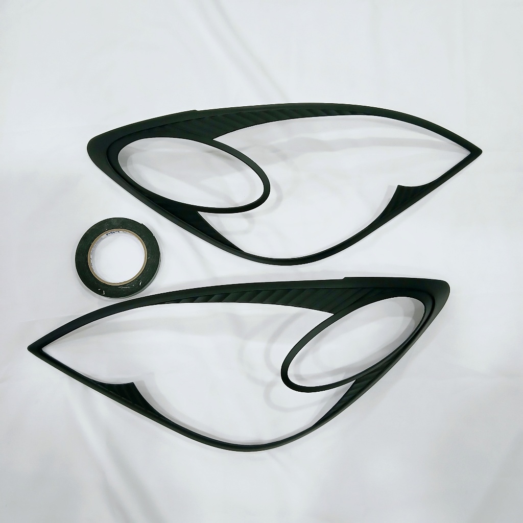 Cover Garnish Lampu Depan Mobil Daihatsu Xenia New 2008 - 2011 Hitam