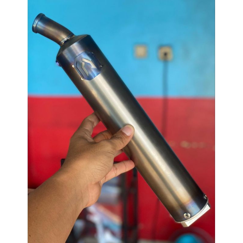 Knalpot Creampie Silincer Only Carbon Kevlar Original Ninja RR SS R 125z  Rx king Original Jogja Sle