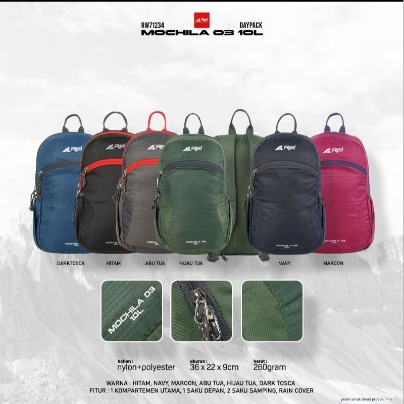 Ransel Rei Mochila 03 10L
