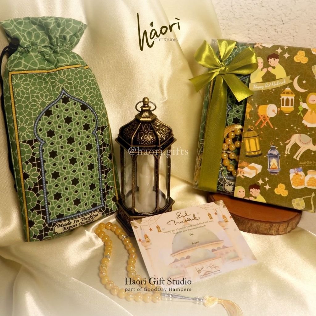 [Ready Stock] Eid Edition - HAMPERS SET SAJADAH TRAVEL PREMIUM TASBIH ALQURAN WANITA PRIA SAJADA TEB