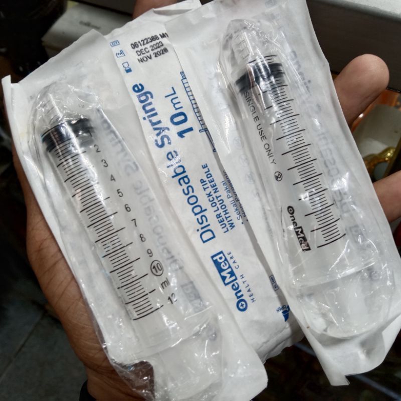 Spet Suntikan dan jarum ukuran 10ml