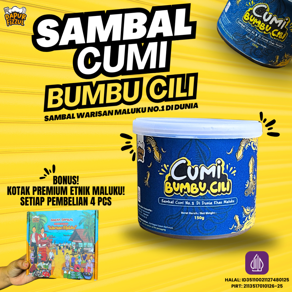 

Dapur Fizzul - Sambal Cumi Bumbu Cili No. 1 di Dunia