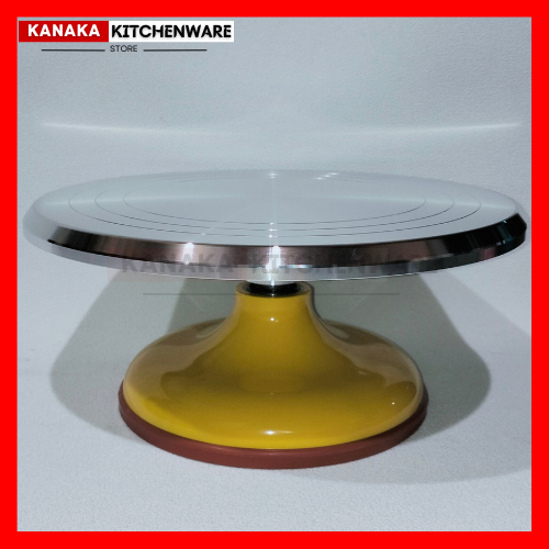 MEJA TART PUTAR ALUMINIUM / MEJA HIAS TART / MEJA TART PUTAR PLASTIK
