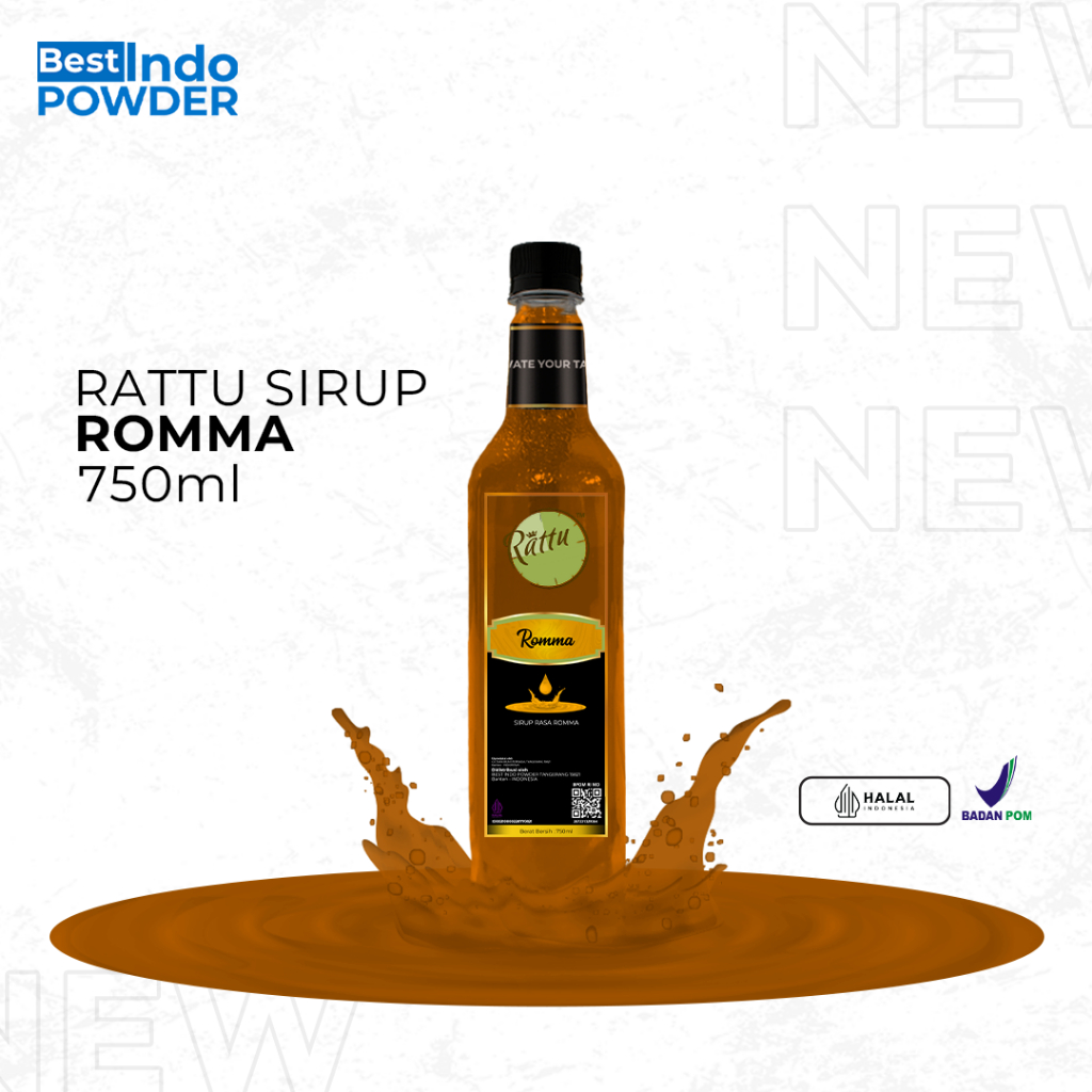 

SIRUP ROMMA RATTU / SYRUP ROMMA RATTU BEVERAGE 750ml