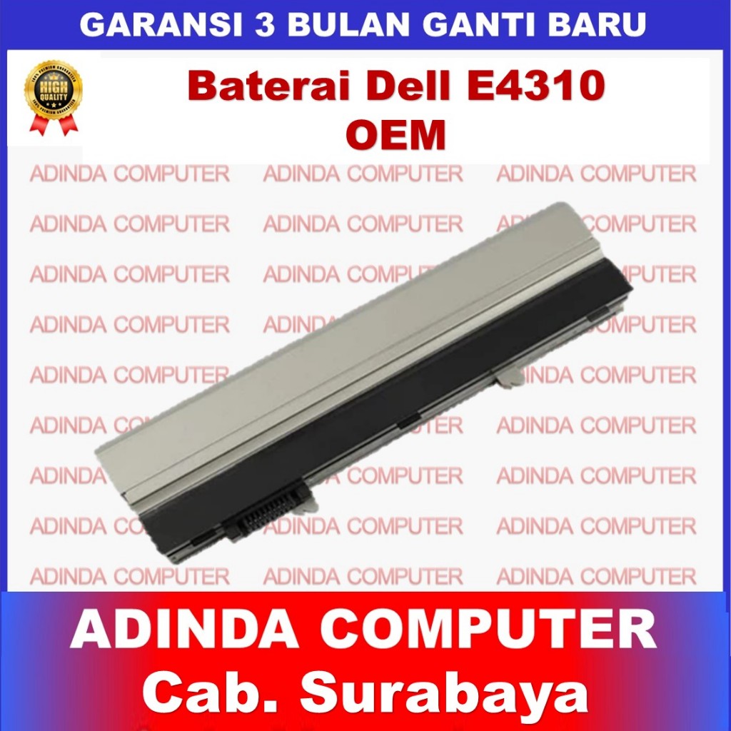 Baterai Dell Latitude E4310 E4300 E6500 E8400 E4400 FM338 HW905 H979H XX327 CP294 FM332 0FX8X G805H 