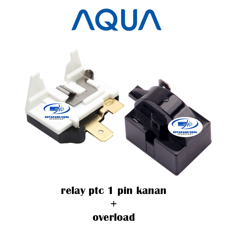 Relay Ptc Overload Kulkas Aqua 1 Pintu
