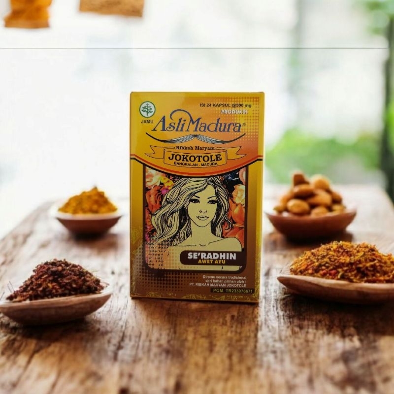 ASLI MADURA JAMU JOKOTOLE | SE'RADHIN (AWET AYU) ISI 24 KAPSUL